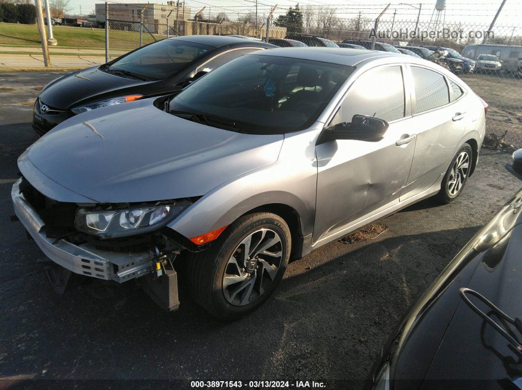 2017 Honda Civic Ex Silver vin: 19XFC2F71HE008502