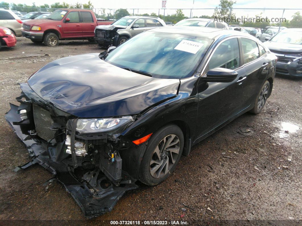 2017 Honda Civic Sedan Ex Black vin: 19XFC2F71HE036817