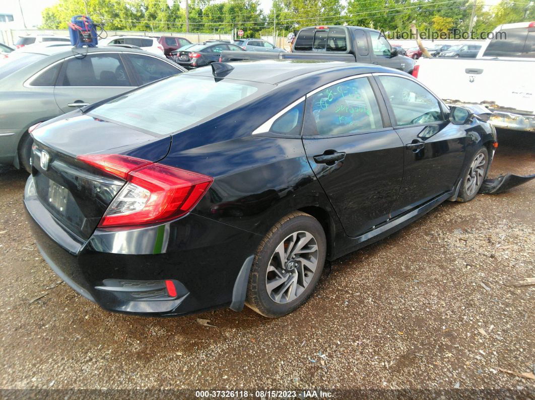 2017 Honda Civic Sedan Ex Black vin: 19XFC2F71HE036817