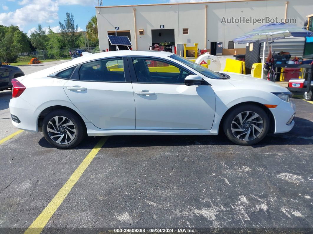 2017 Honda Civic Ex White vin: 19XFC2F71HE065203