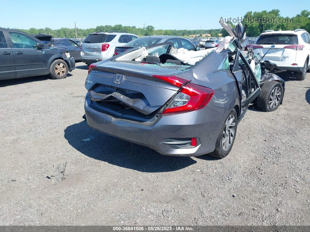 2017 Honda Civic Sedan Ex Gray vin: 19XFC2F71HE214189