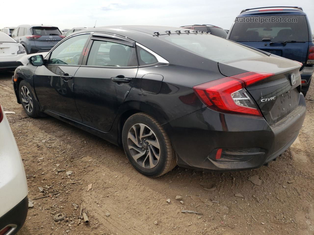 2016 Honda Civic Ex Черный vin: 19XFC2F72GE033780