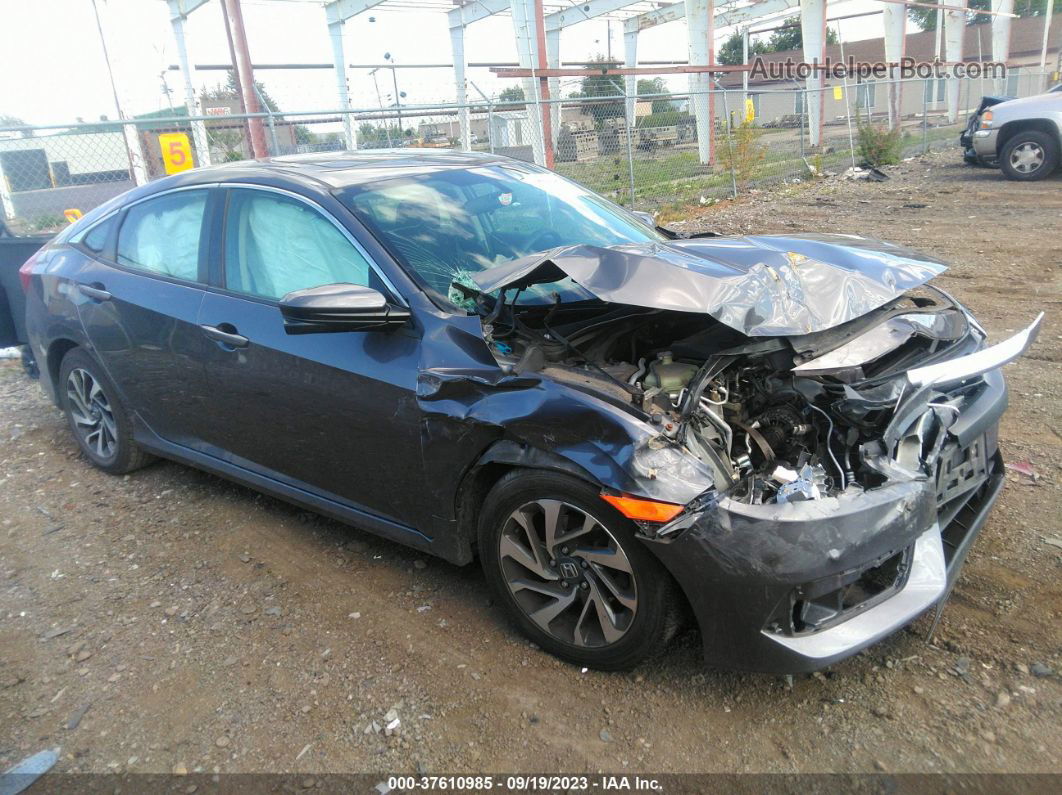 2016 Honda Civic Sedan Ex Gray vin: 19XFC2F72GE245790