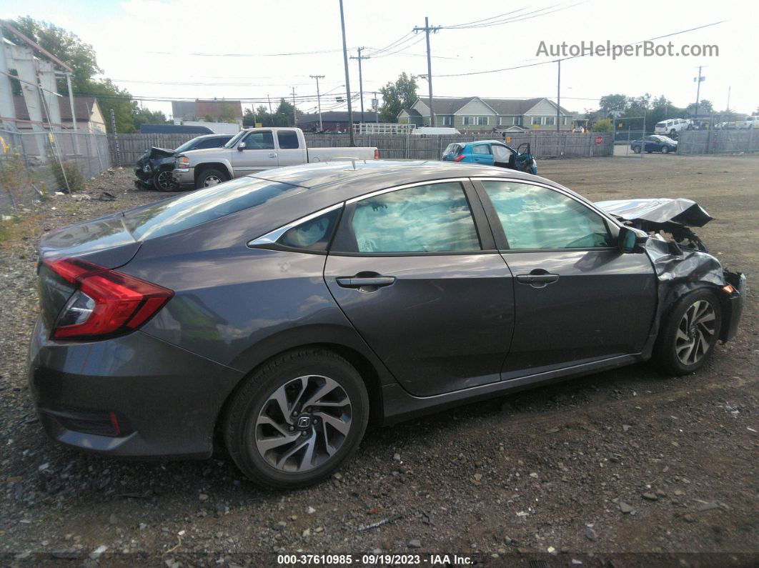 2016 Honda Civic Sedan Ex Gray vin: 19XFC2F72GE245790