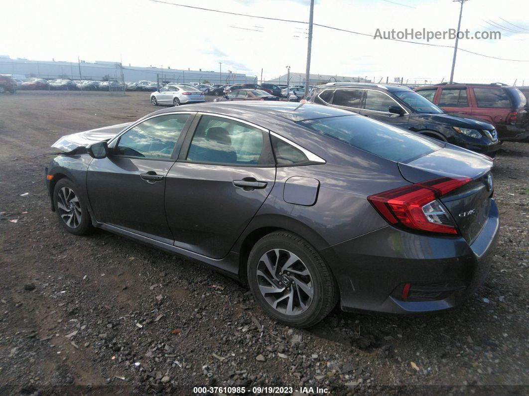 2016 Honda Civic Sedan Ex Gray vin: 19XFC2F72GE245790