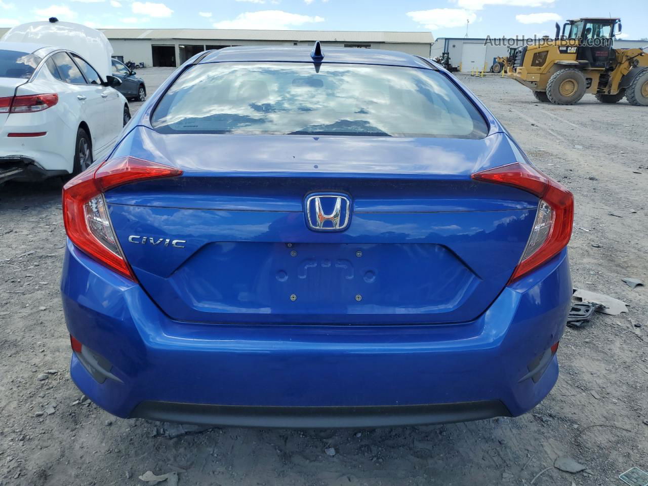 2017 Honda Civic Ex Blue vin: 19XFC2F72HE002188