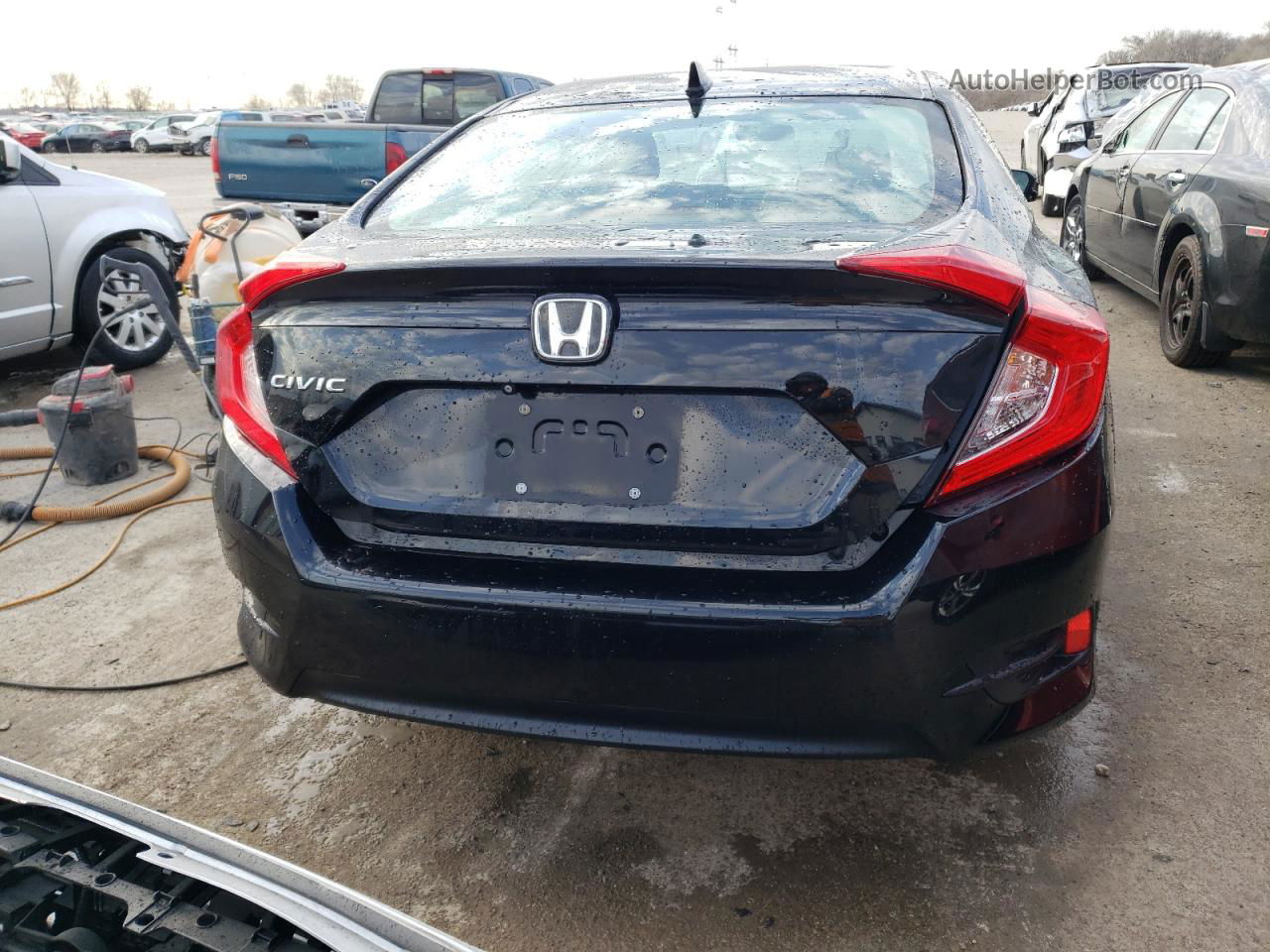 2017 Honda Civic Ex Черный vin: 19XFC2F72HE036194