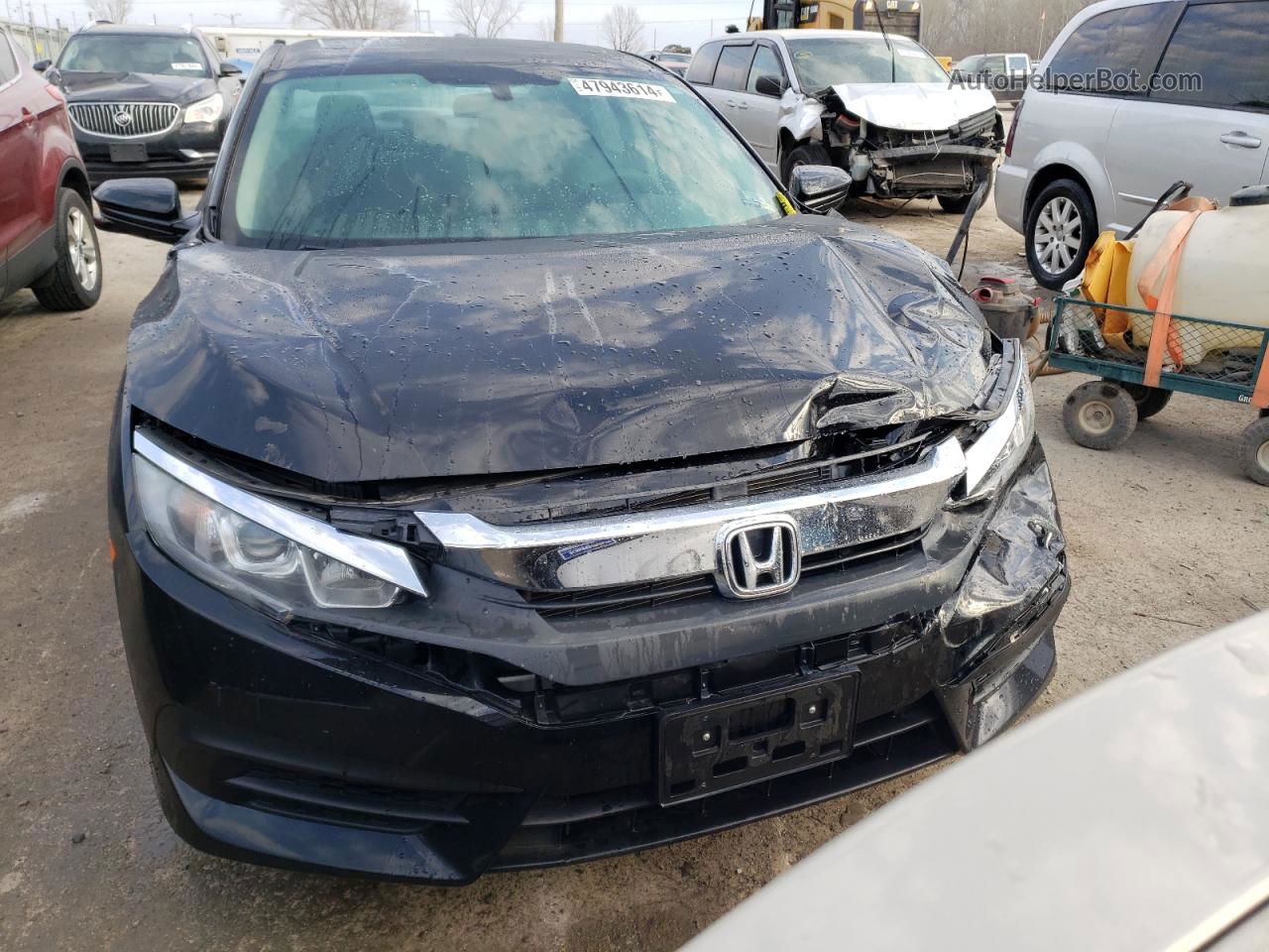 2017 Honda Civic Ex Black vin: 19XFC2F72HE036194