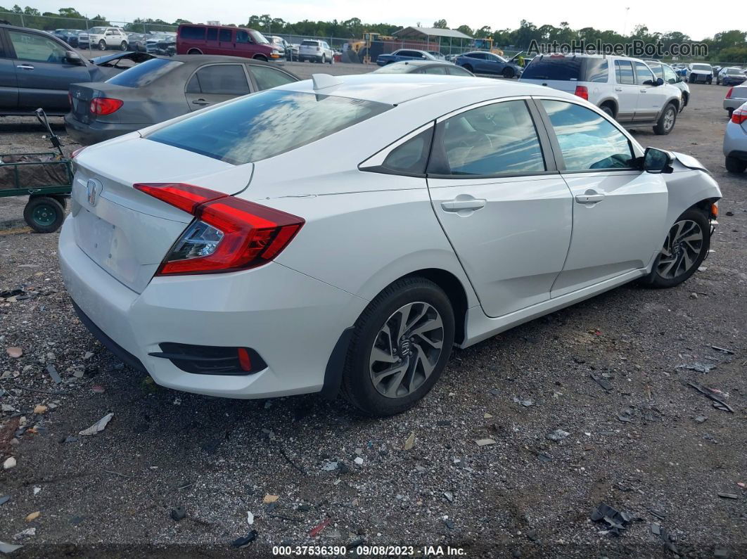 2017 Honda Civic Ex White vin: 19XFC2F72HE063671