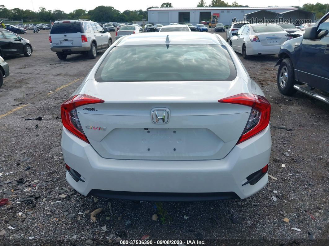 2017 Honda Civic Ex White vin: 19XFC2F72HE063671