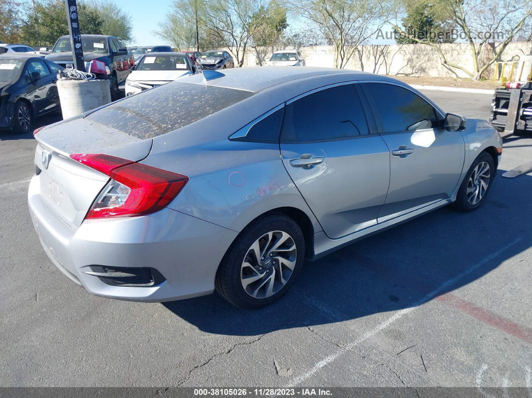 2017 Honda Civic Sedan Ex Silver vin: 19XFC2F72HE206053