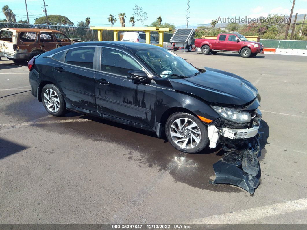 2016 Honda Civic Ex Black vin: 19XFC2F73GE055562