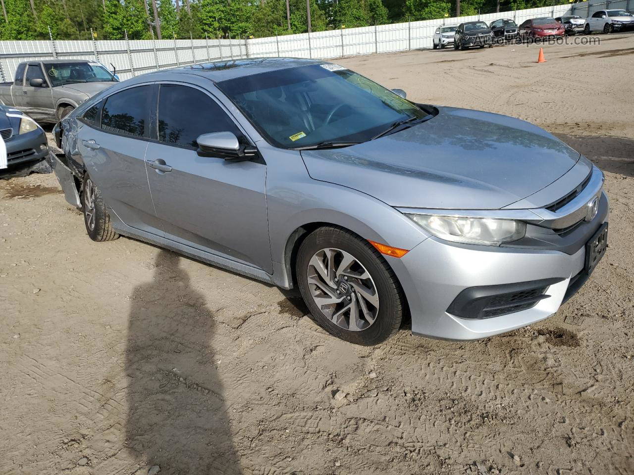 2016 Honda Civic Ex Gray vin: 19XFC2F73GE218436