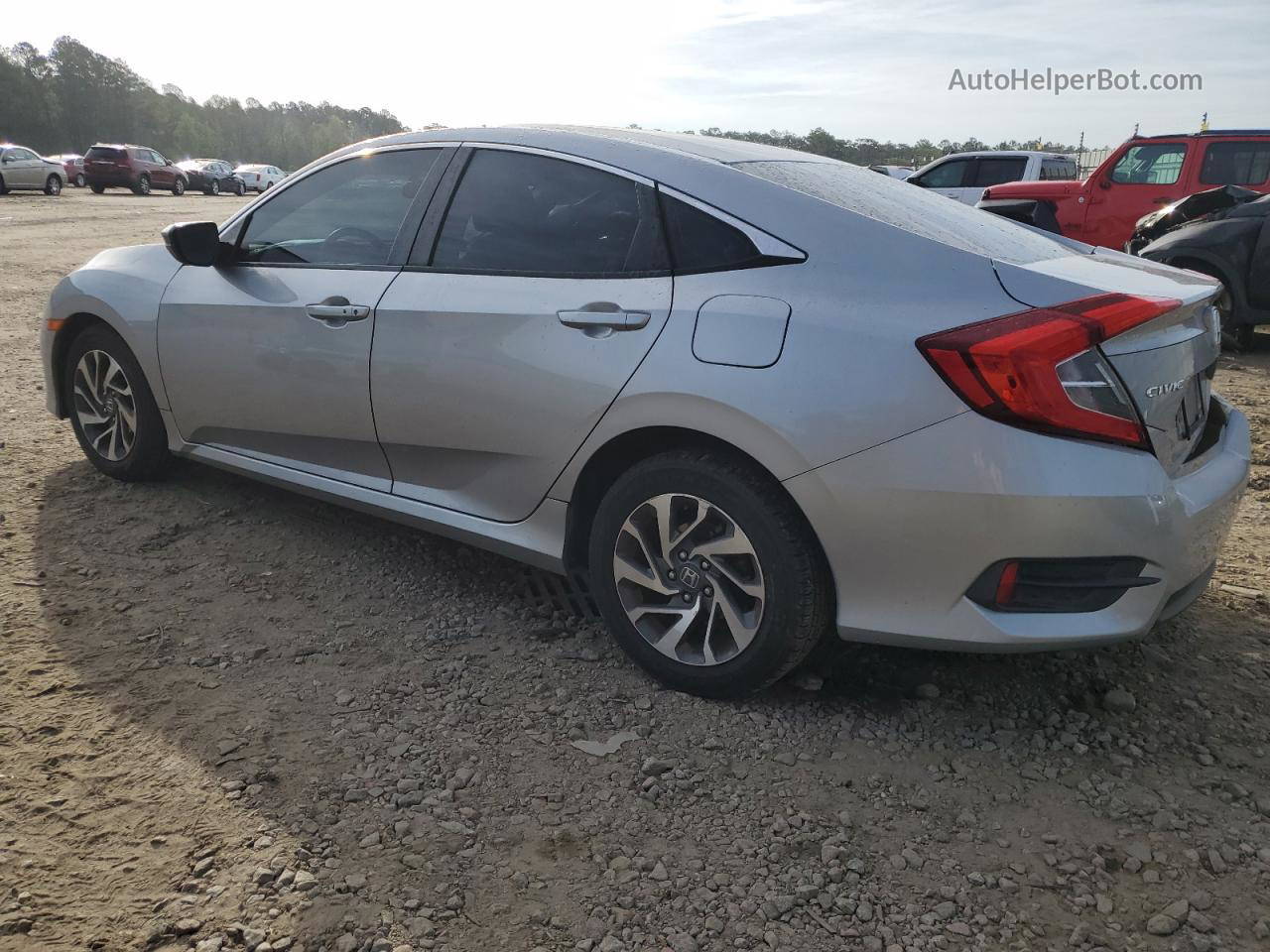 2016 Honda Civic Ex Gray vin: 19XFC2F73GE218436