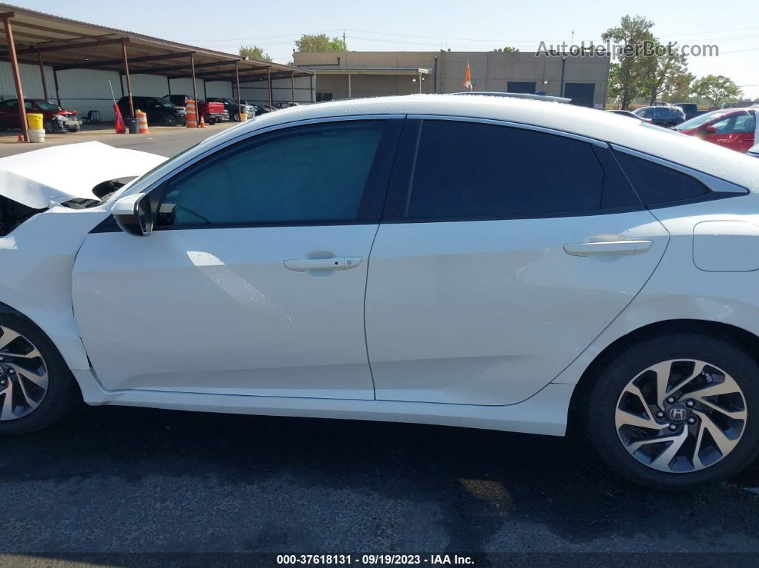 2016 Honda Civic Ex White vin: 19XFC2F73GE249900