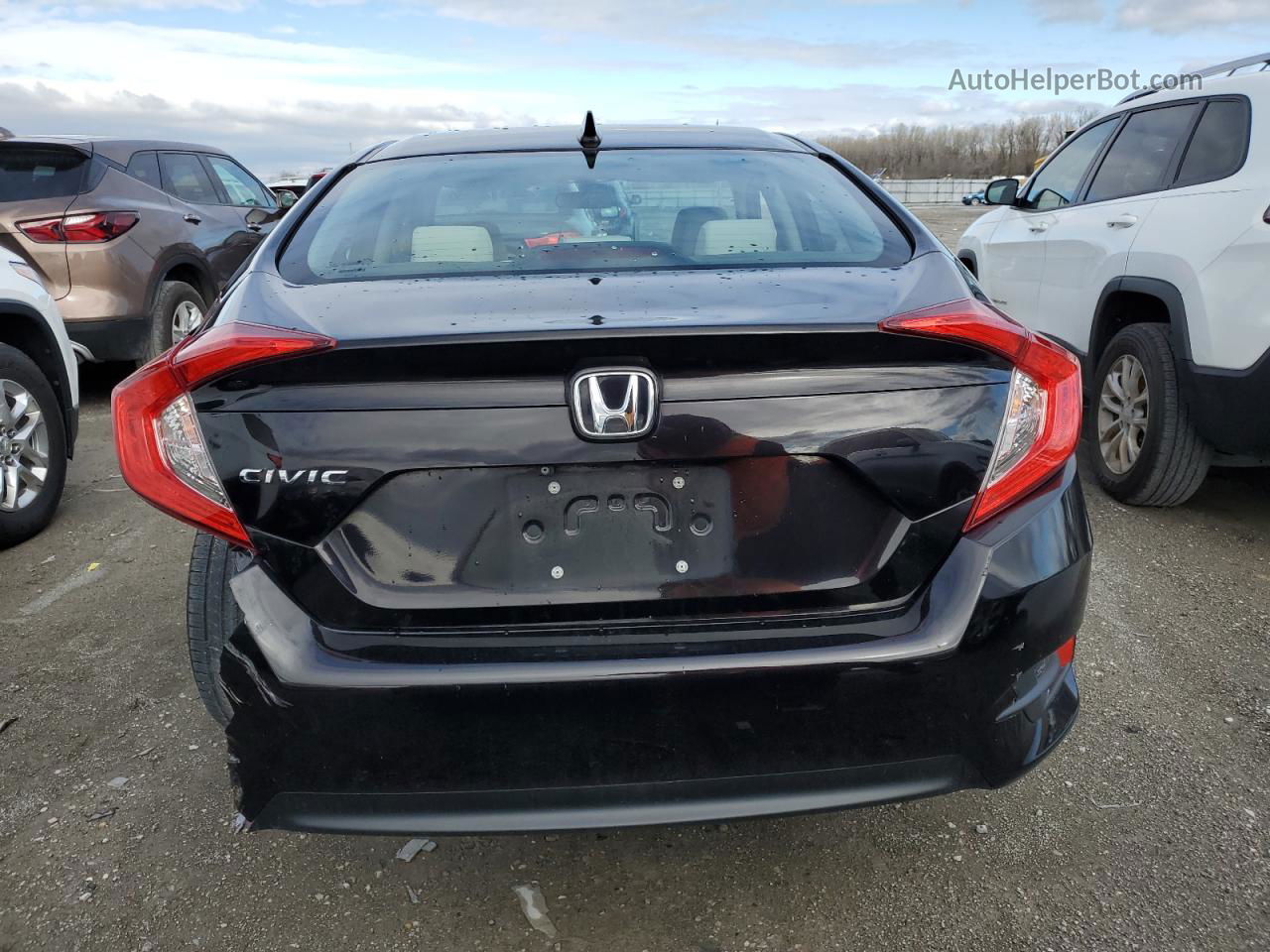 2017 Honda Civic Ex Black vin: 19XFC2F73HE002166