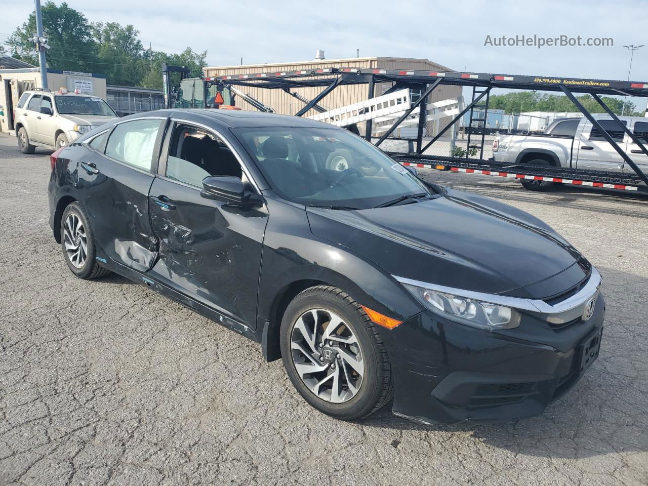 2017 Honda Civic Ex Black vin: 19XFC2F73HE026788