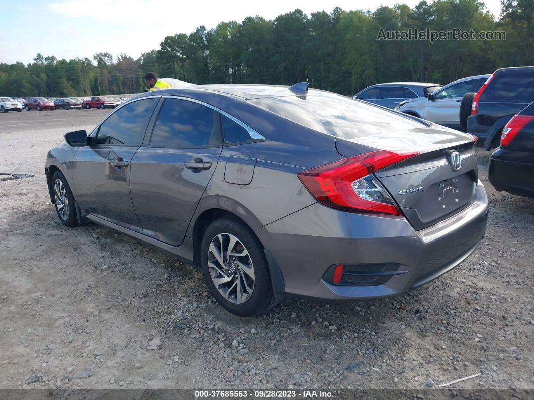 2017 Honda Civic Ex Gray vin: 19XFC2F73HE027603