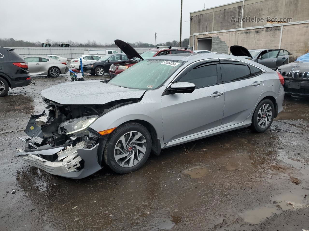 2017 Honda Civic Ex Silver vin: 19XFC2F73HE039671