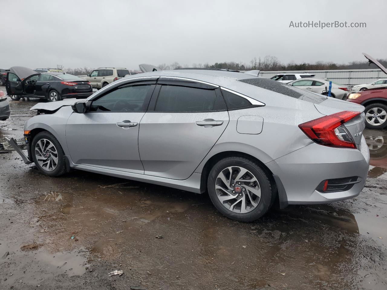 2017 Honda Civic Ex Silver vin: 19XFC2F73HE039671