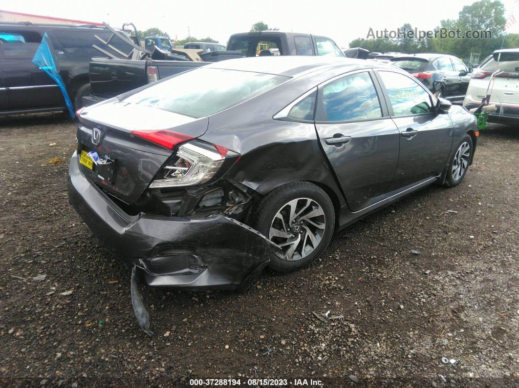 2016 Honda Civic Sedan Ex Gray vin: 19XFC2F74GE052945