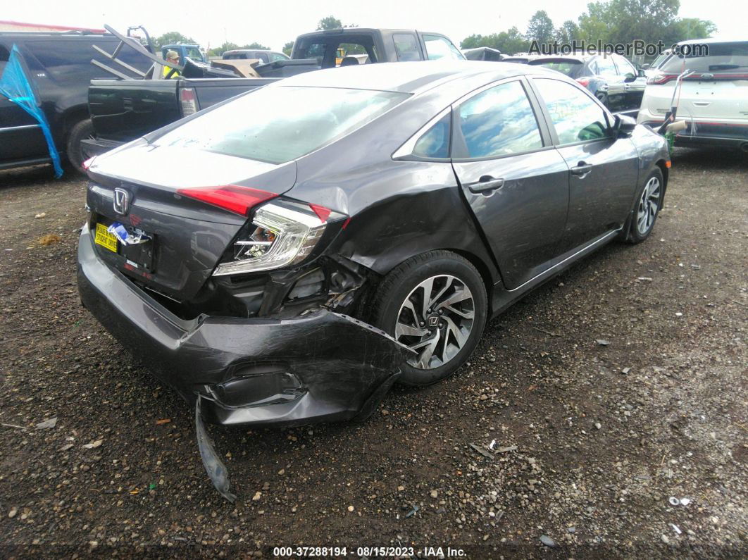 2016 Honda Civic Sedan Ex Gray vin: 19XFC2F74GE052945