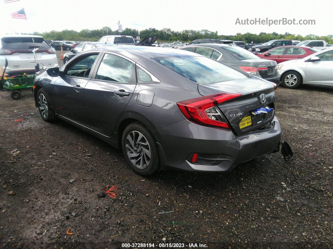 2016 Honda Civic Sedan Ex Gray vin: 19XFC2F74GE052945