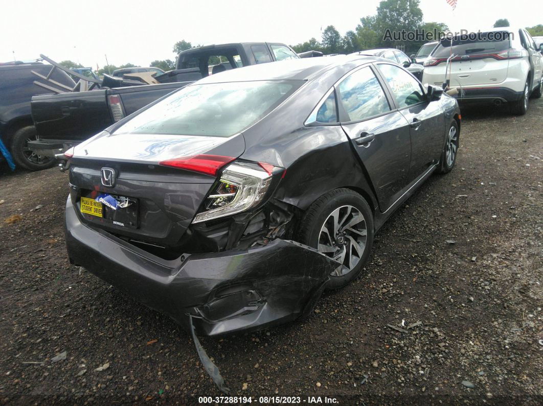 2016 Honda Civic Sedan Ex Gray vin: 19XFC2F74GE052945