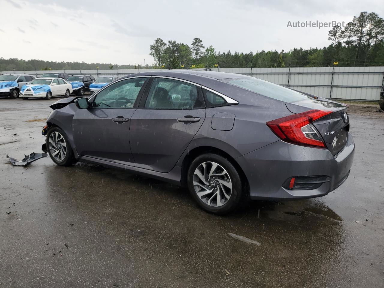 2016 Honda Civic Ex Gray vin: 19XFC2F74GE083824