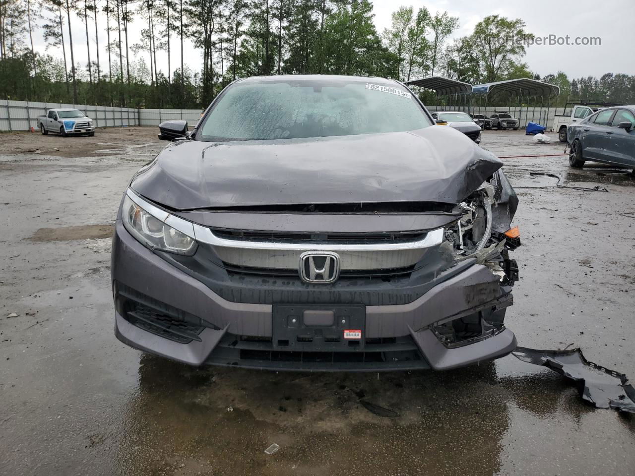 2016 Honda Civic Ex Gray vin: 19XFC2F74GE083824