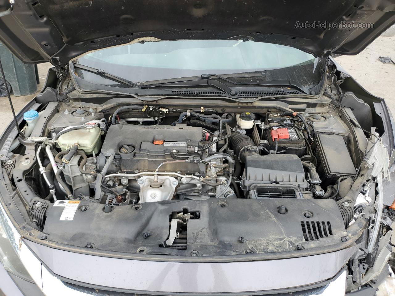 2016 Honda Civic Ex Gray vin: 19XFC2F74GE083824