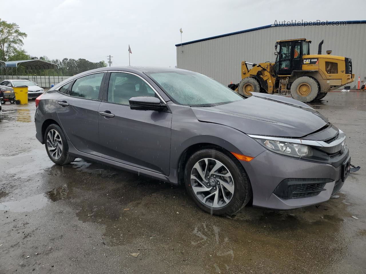 2016 Honda Civic Ex Gray vin: 19XFC2F74GE083824