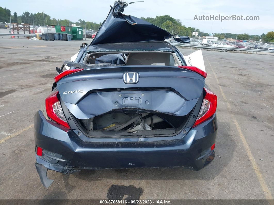 2016 Honda Civic Ex Синий vin: 19XFC2F74GE097917