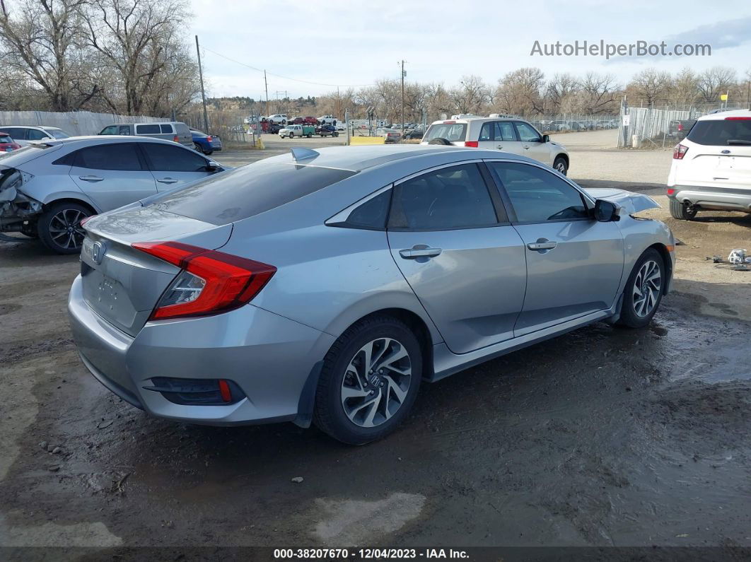 2017 Honda Civic Ex Серебряный vin: 19XFC2F74HE018490