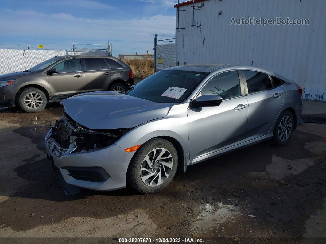 2017 Honda Civic Ex Silver vin: 19XFC2F74HE018490