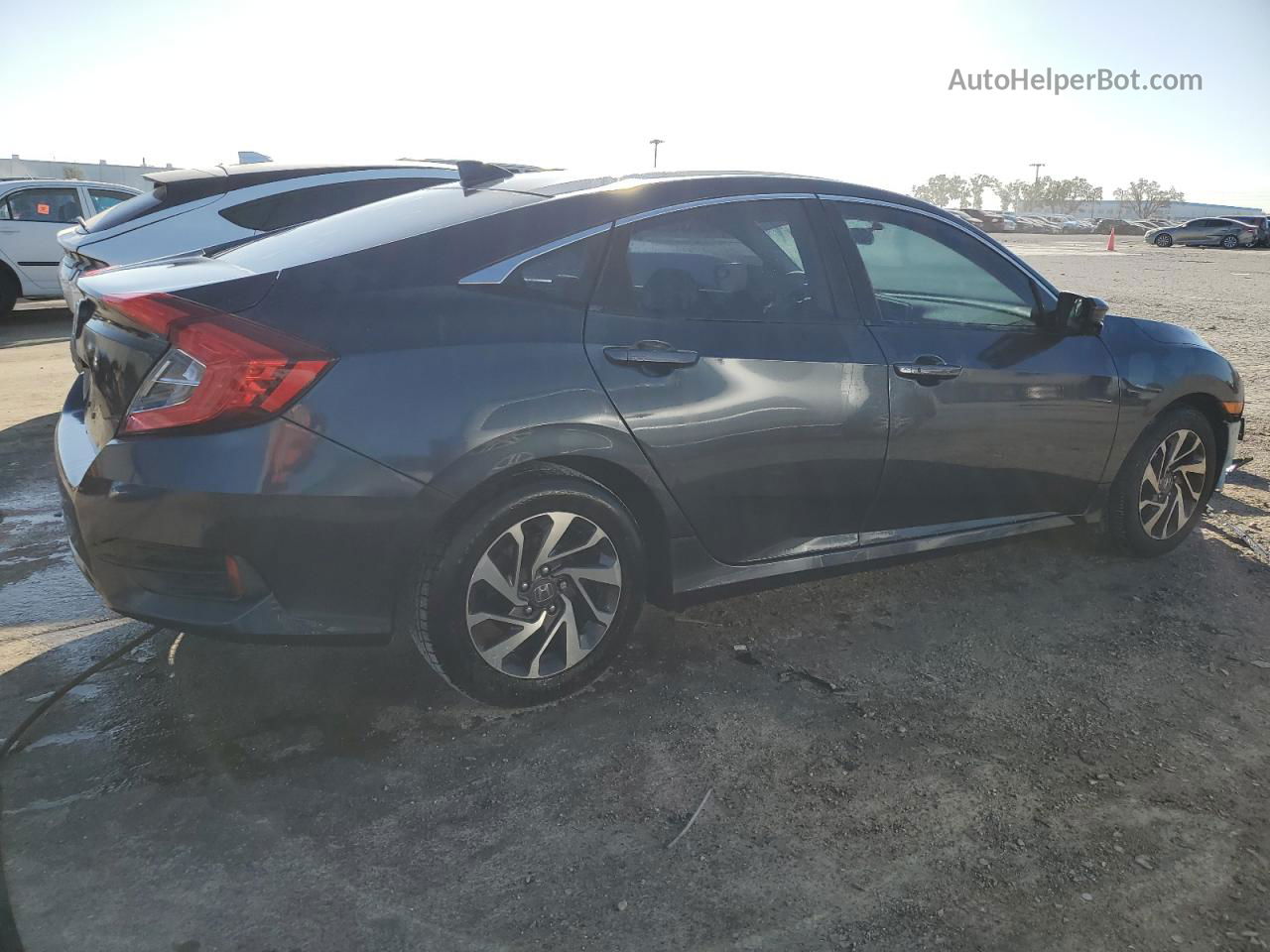 2017 Honda Civic Ex Gray vin: 19XFC2F74HE019381