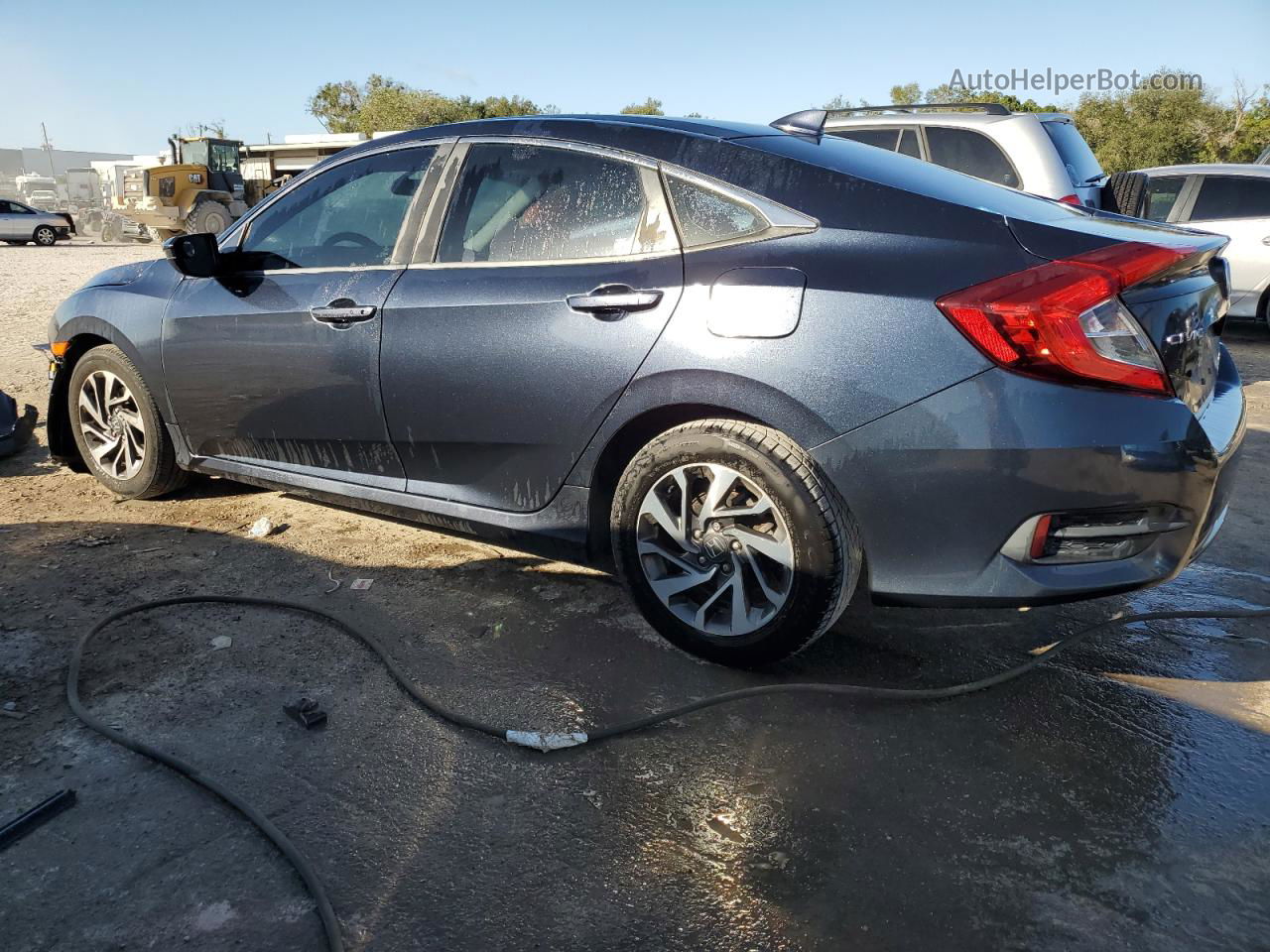 2017 Honda Civic Ex Gray vin: 19XFC2F74HE019381