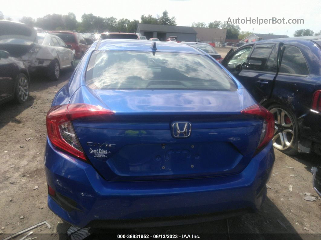 2017 Honda Civic Sedan Ex Blue vin: 19XFC2F74HE029439