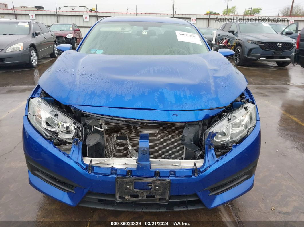 2017 Honda Civic Ex Blue vin: 19XFC2F74HE080407