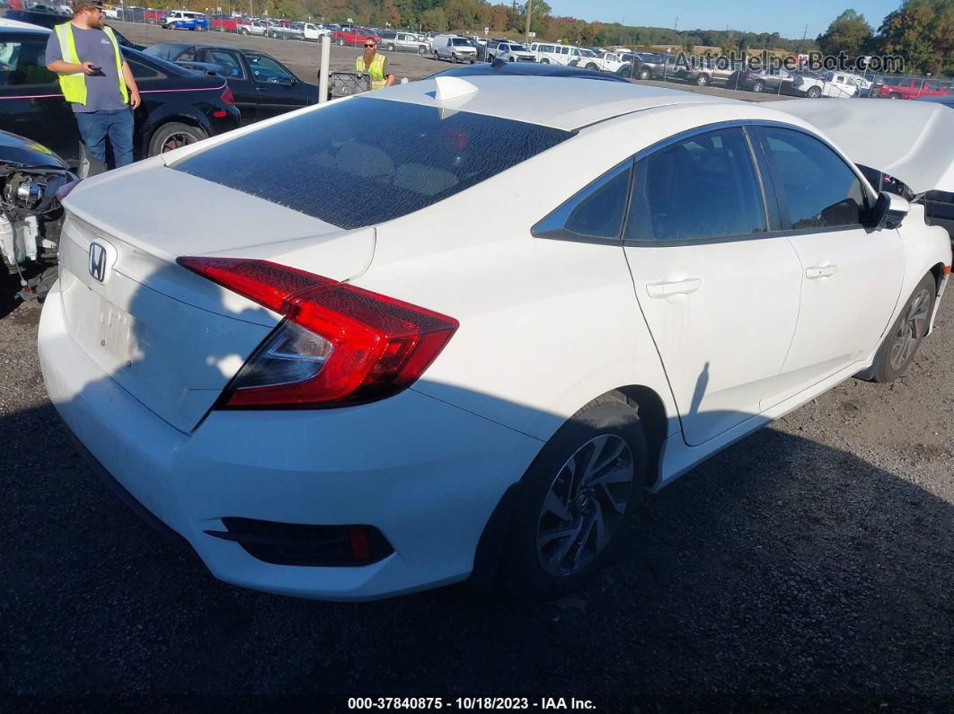 2017 Honda Civic Ex White vin: 19XFC2F74HE203249