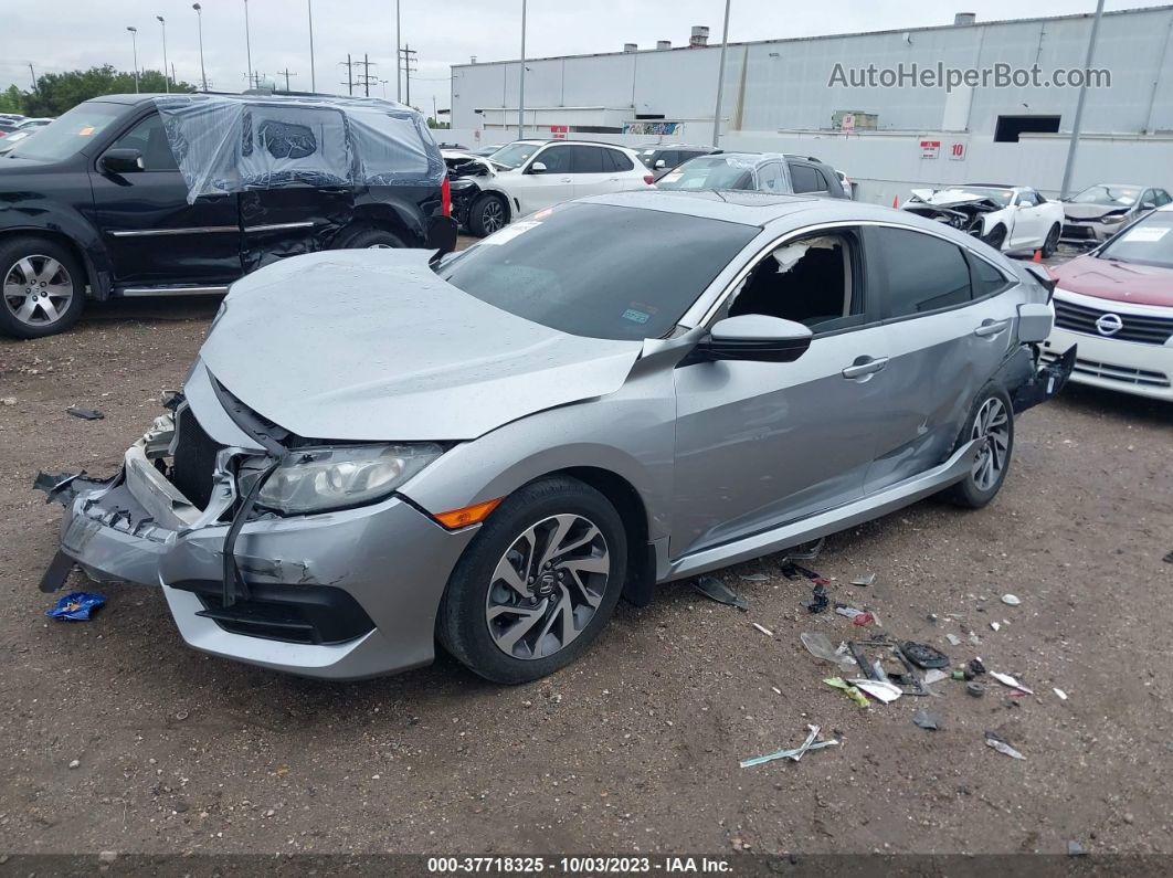 2016 Honda Civic Sedan Ex Silver vin: 19XFC2F75GE023731