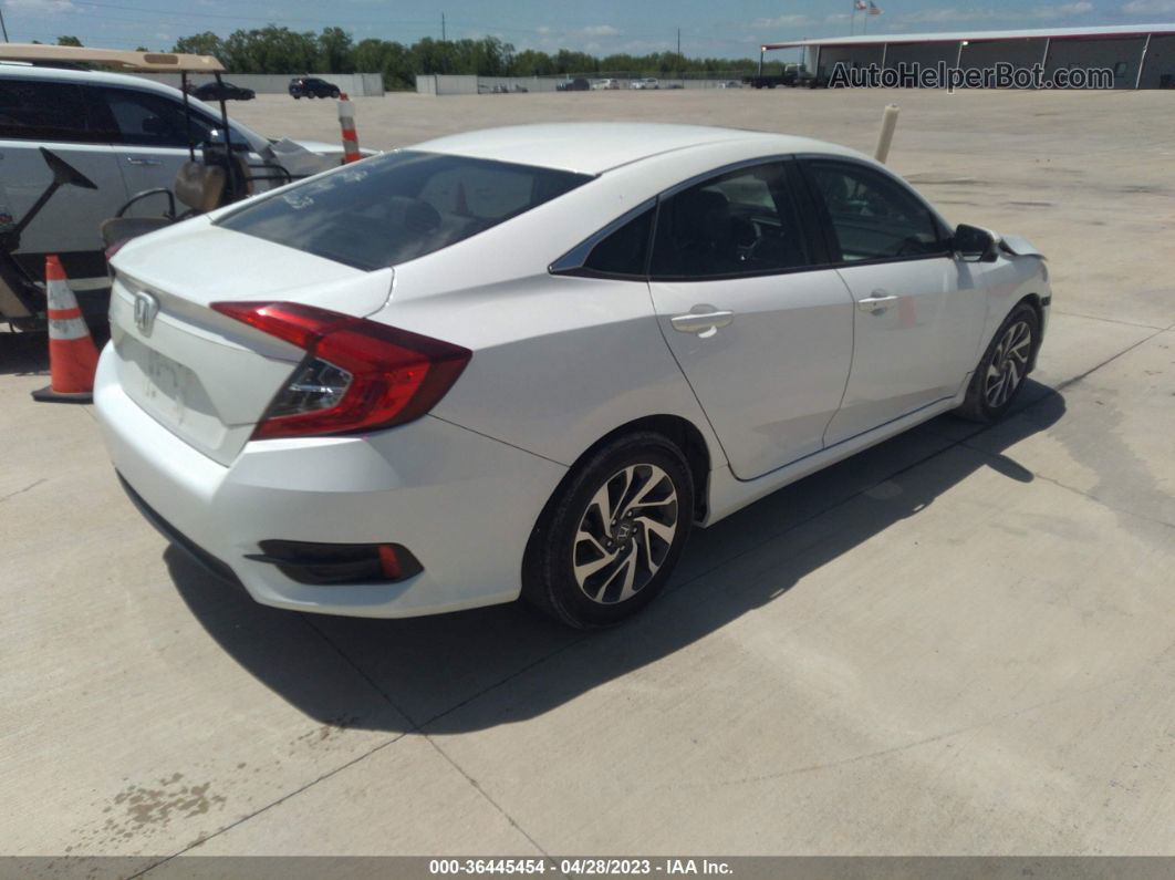 2016 Honda Civic Sedan Ex White vin: 19XFC2F75GE056860