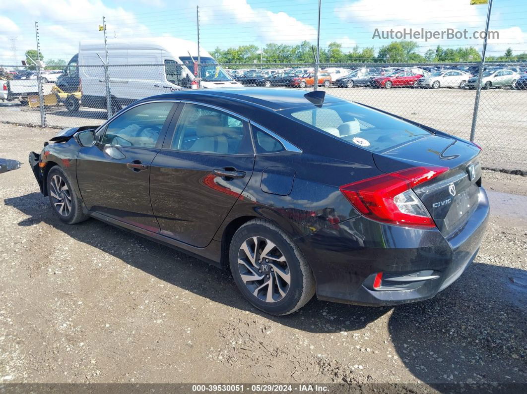 2017 Honda Civic Ex Black vin: 19XFC2F75HE018739