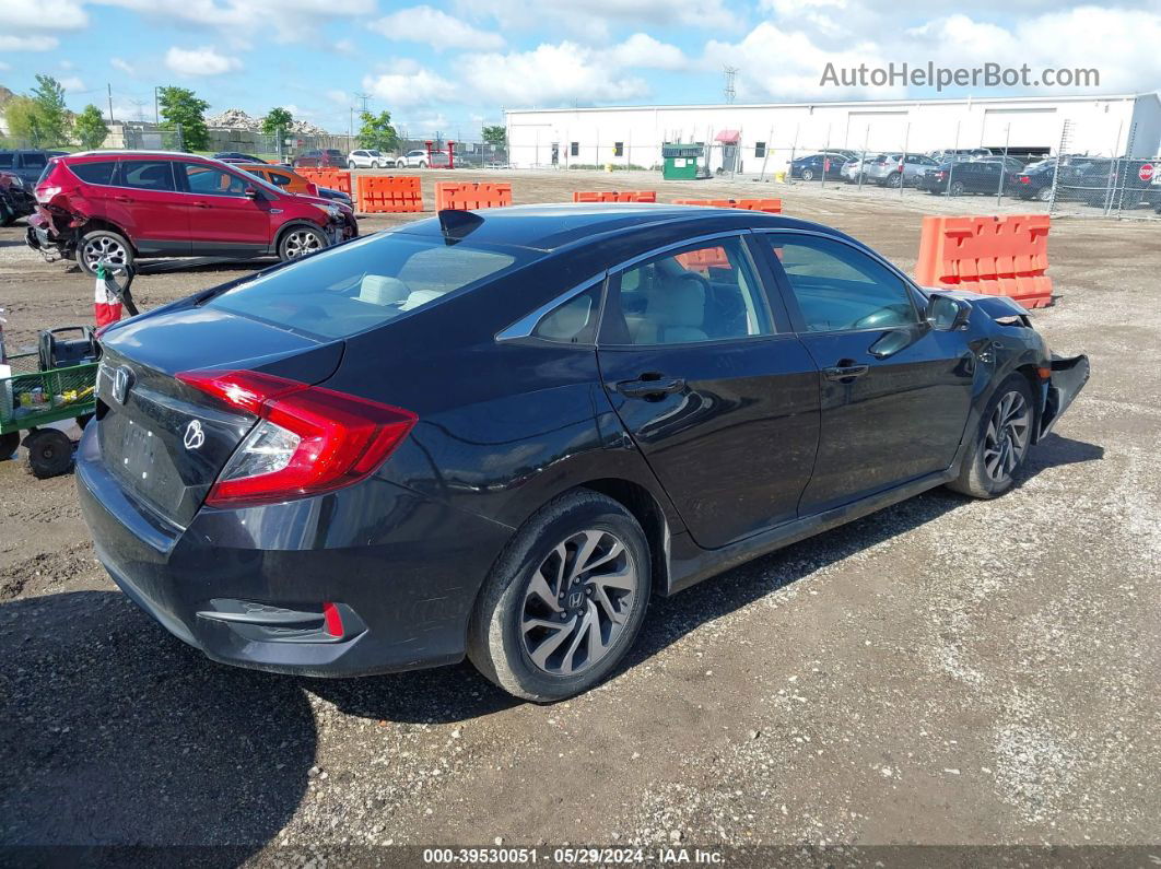 2017 Honda Civic Ex Черный vin: 19XFC2F75HE018739