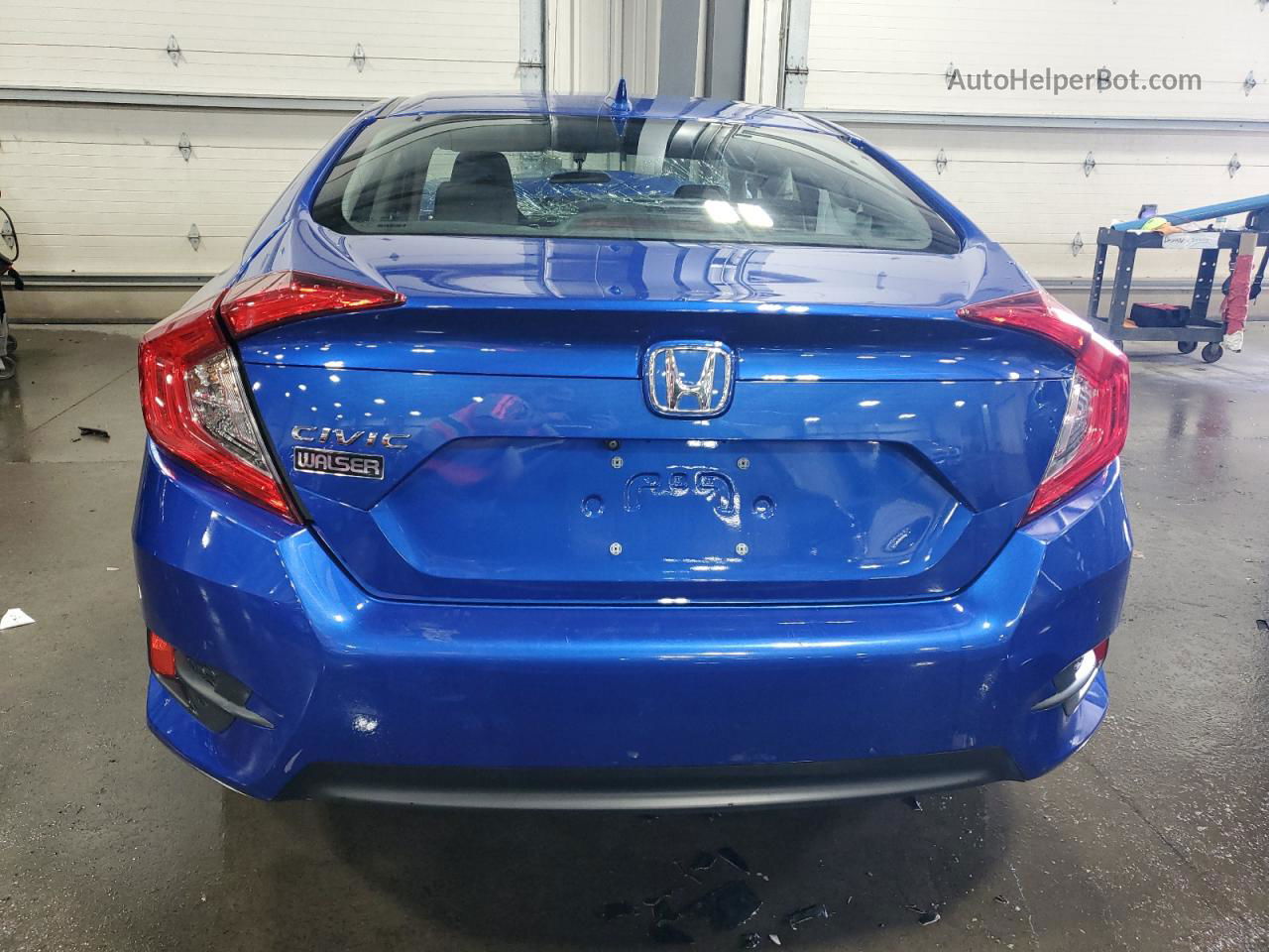 2017 Honda Civic Ex Blue vin: 19XFC2F75HE064894