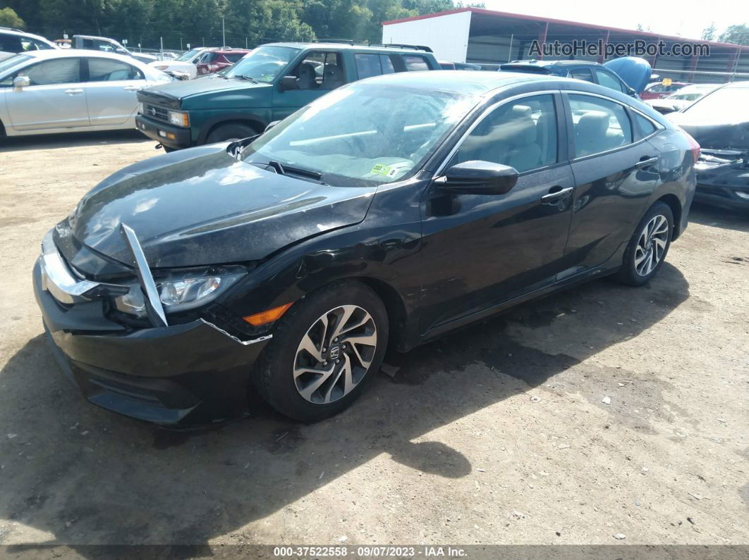 2017 Honda Civic Sedan Ex Black vin: 19XFC2F75HE220173