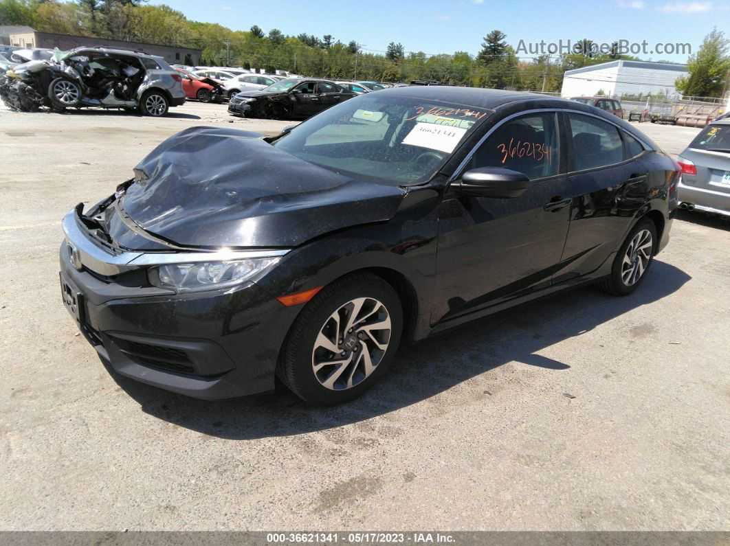 2016 Honda Civic Sedan Ex Black vin: 19XFC2F76GE047584