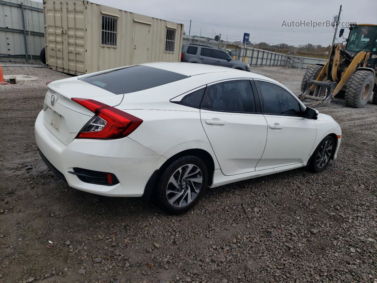 2016 Honda Civic Ex White vin: 19XFC2F76GE075031