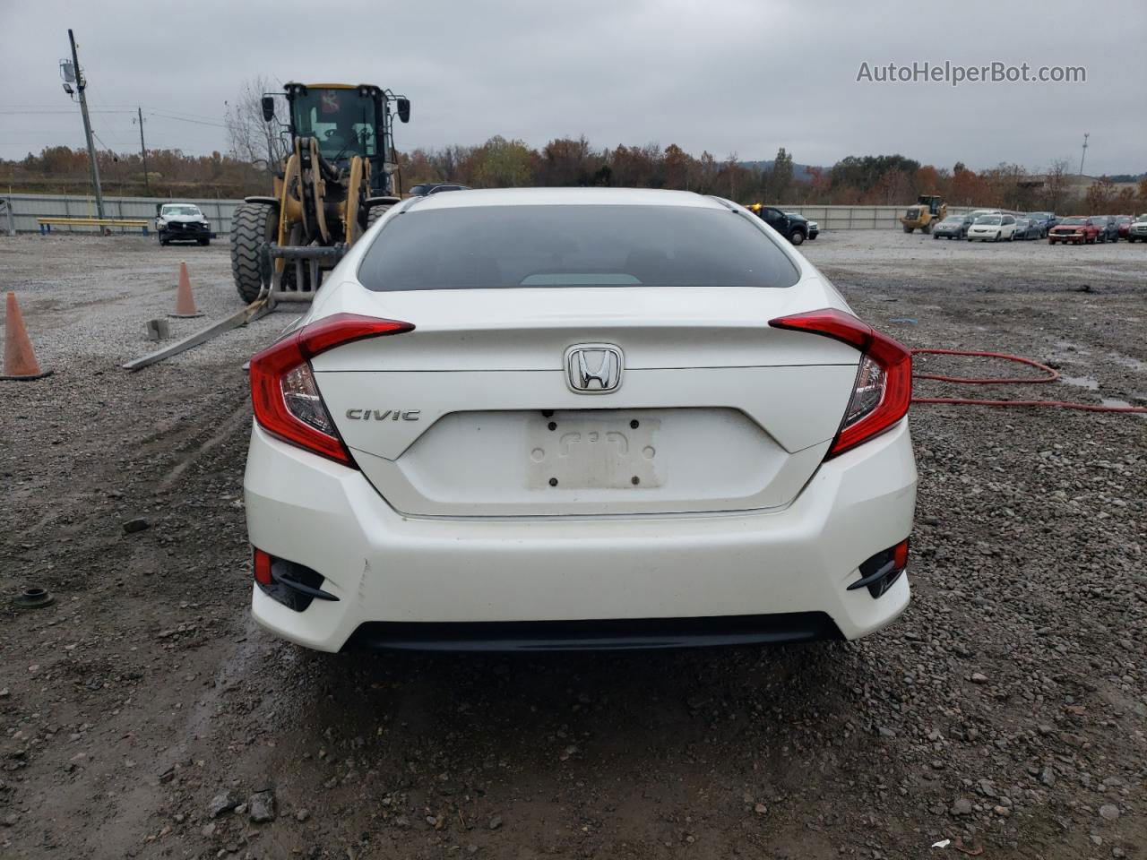 2016 Honda Civic Ex White vin: 19XFC2F76GE075031