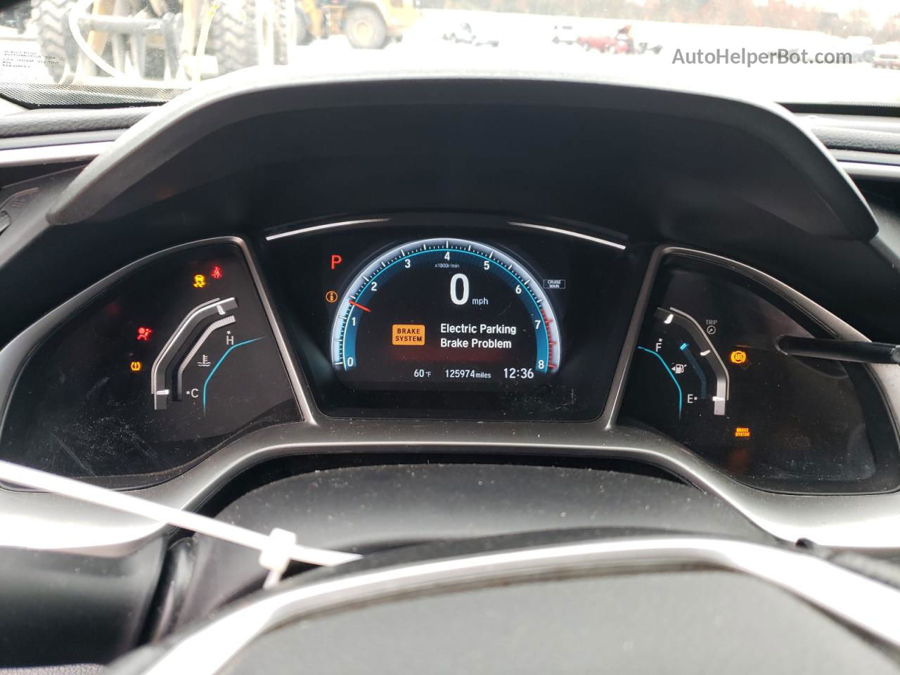 2016 Honda Civic Ex White vin: 19XFC2F76GE075031